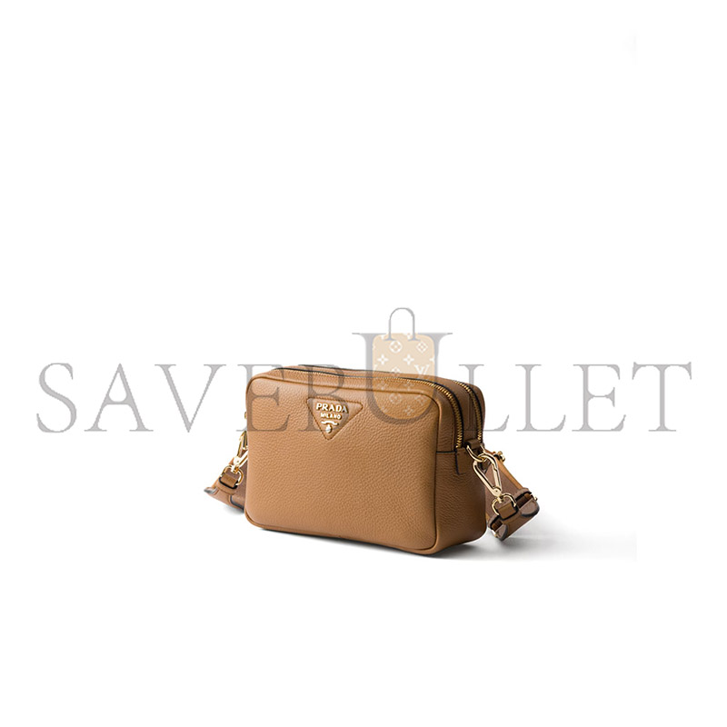 Pra*a small leather shoulder bag 1bh082 (22*14.5*8.5cm)